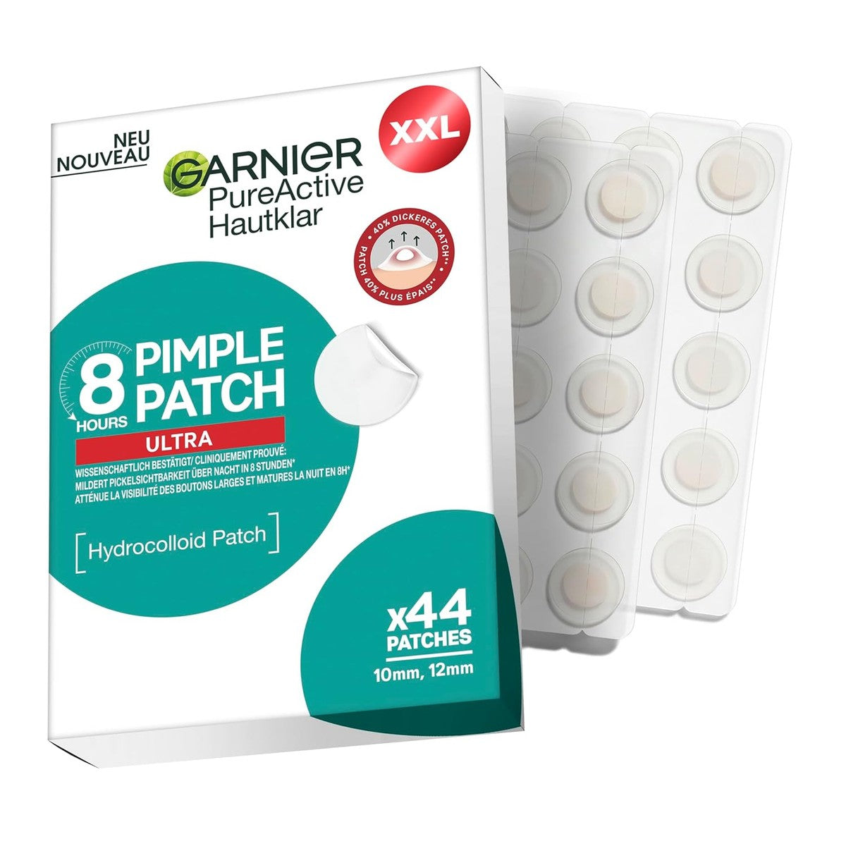 Garnier PureActive Hautklare Puistjes Patch Ultra XXL Pack 44 stuks – Garnier