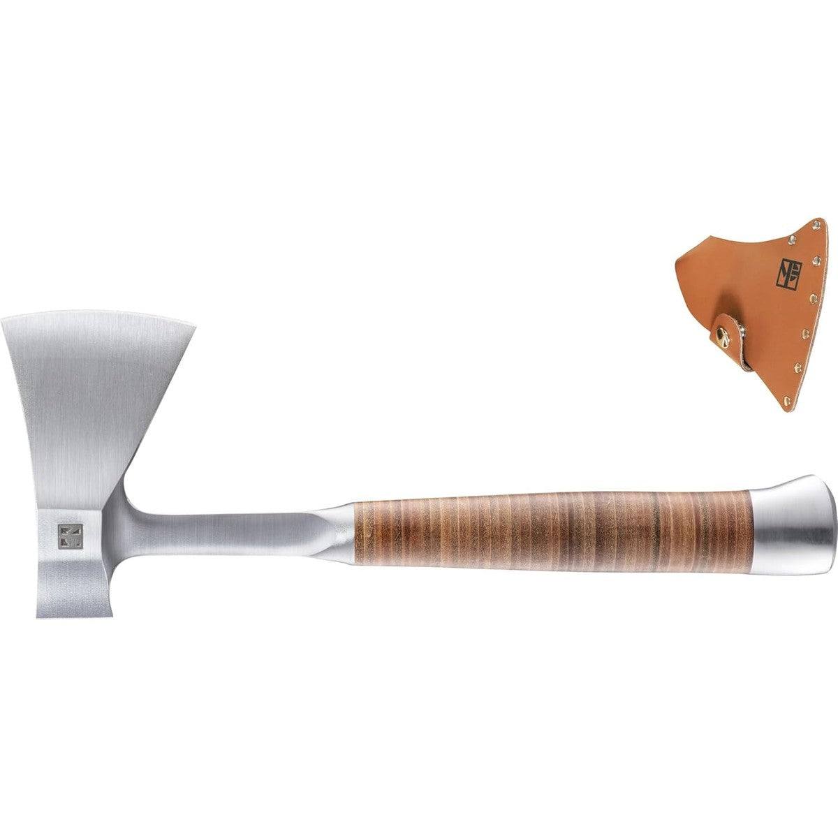 HALDER Handbijl 1.000 g met lederen handvat – HALDER