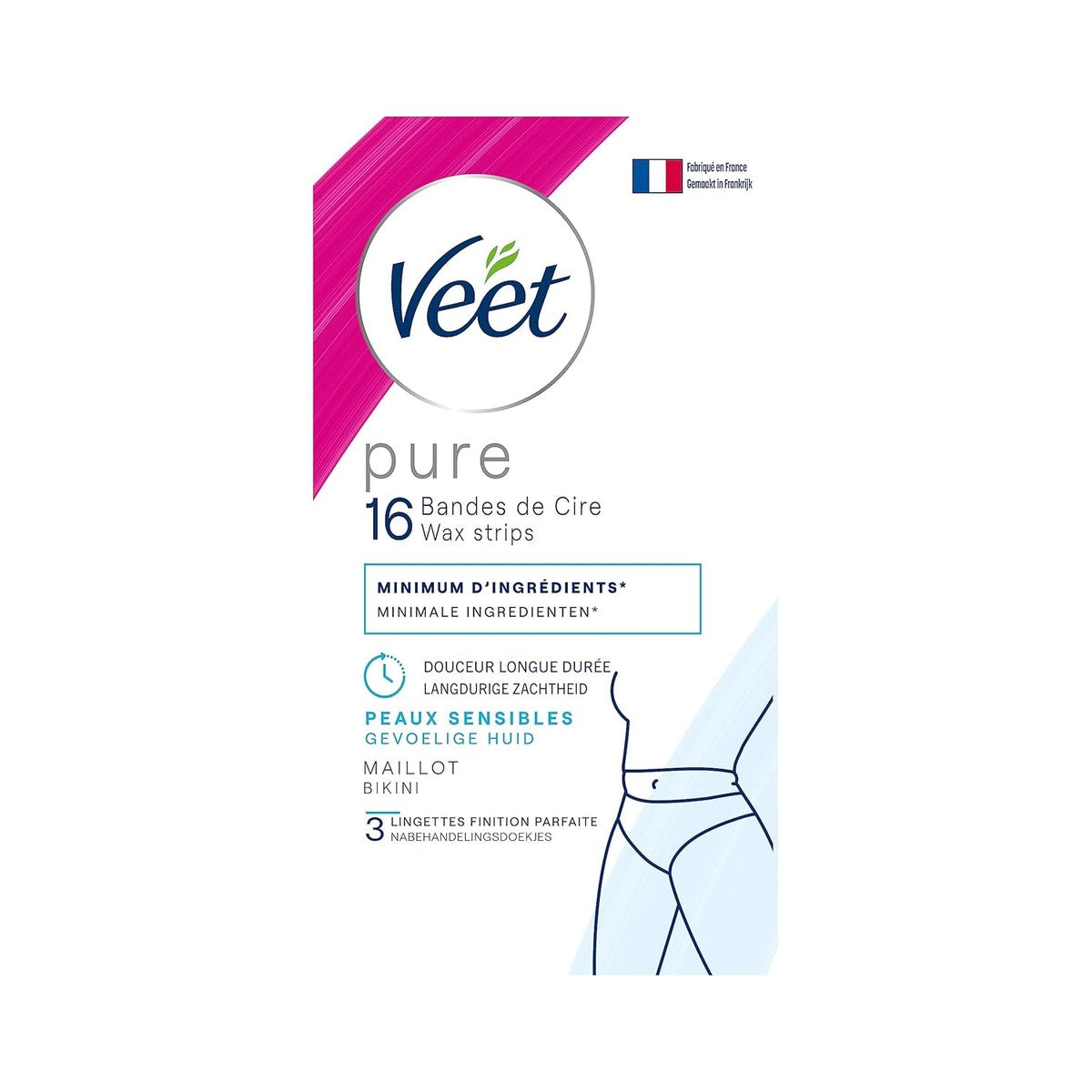 Veet Pure koude wasstrips gevoelige huid 16 strips – Veet