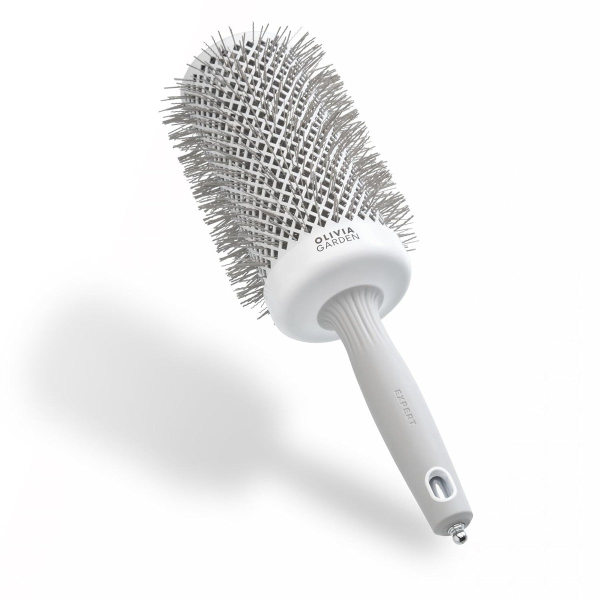 OLIVIA GARDEN Expert Blowout Speed Wavy Bristles 65 mm - White & Grey – Olivia Garden