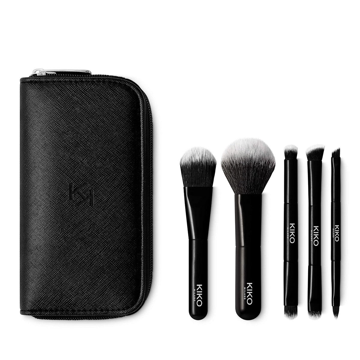 KIKO Milano Travel Brush Set, reisetui met 5 professionele penselen – Kiko Milano