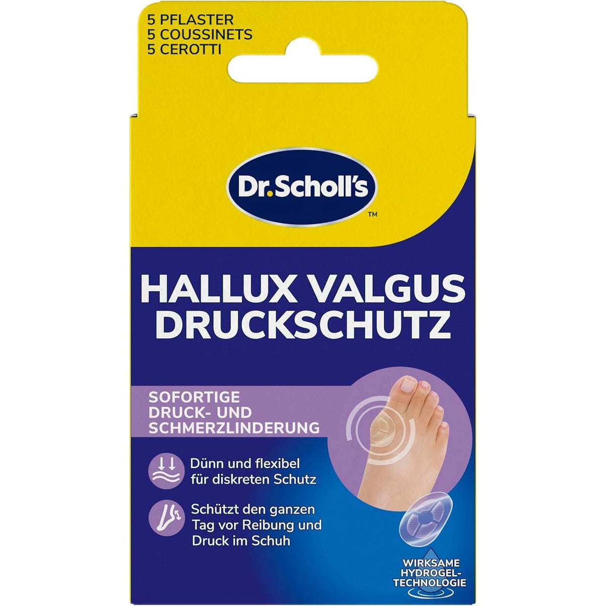 Dr. Scholl's Hallux-Valgus Drukbescherming 5 stuks