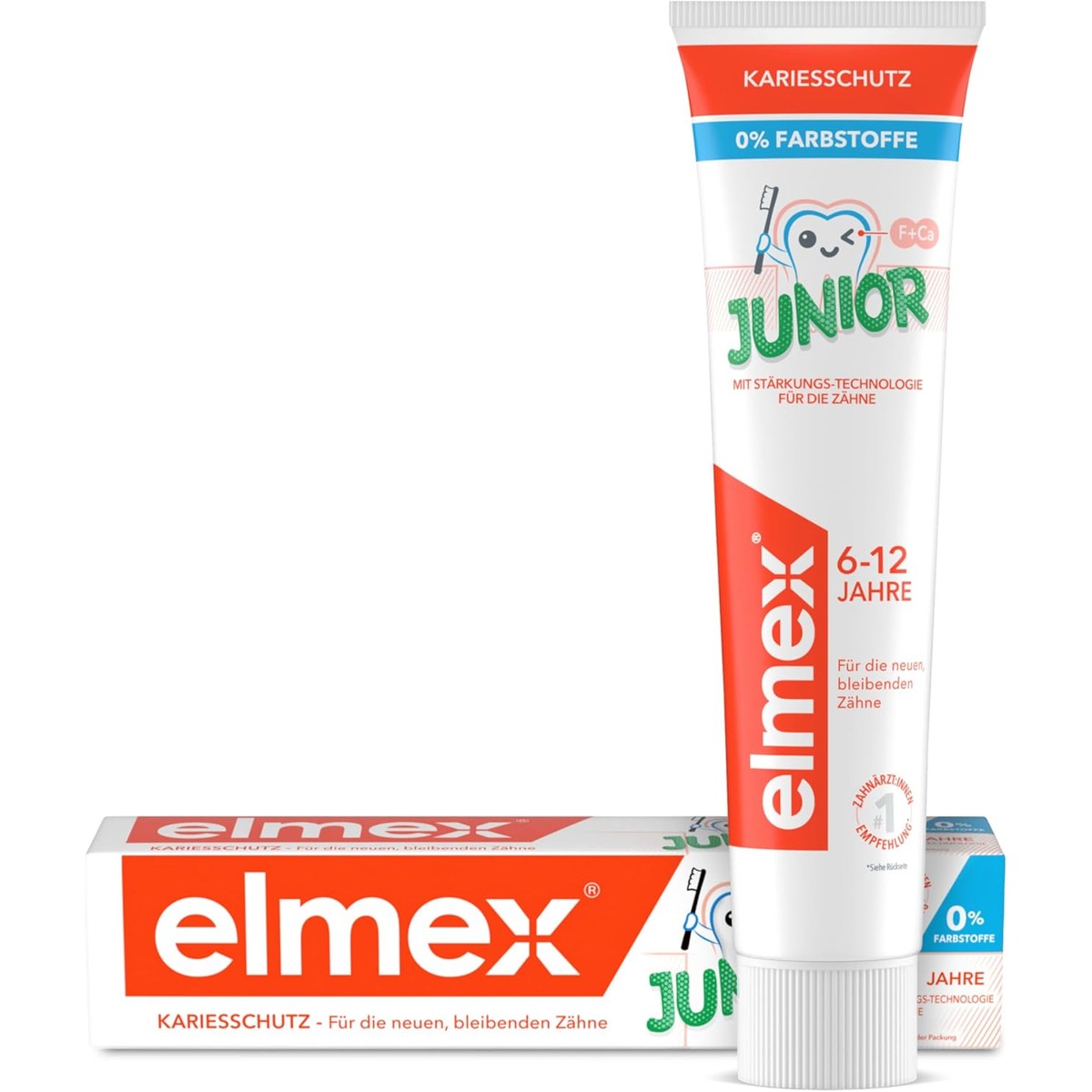 ELMEX Junior tandpasta 6-12 jaar, 75 ml – ELMEX