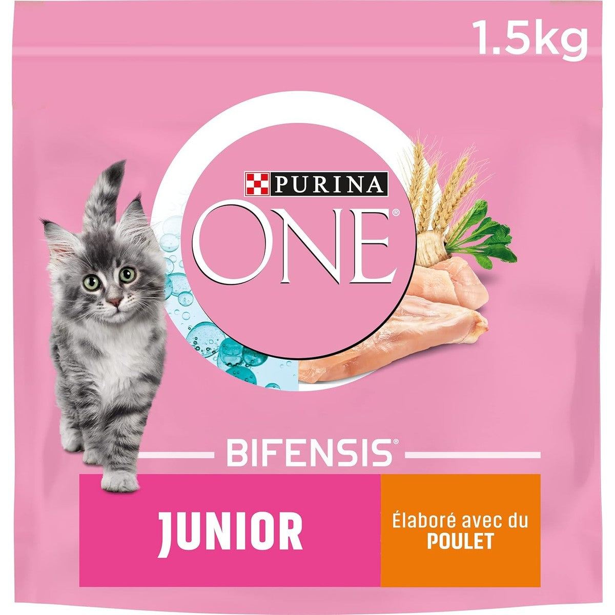 Purina One Kroketten voor katten, kenmerk van het dier te kiezen, 1,5 & Nbsp; Kg&Nbsp; & Nbsp; 6& Nbsp; verpakkingen (9& Nbsp; kg); 1,5 kg – PURINA ONE