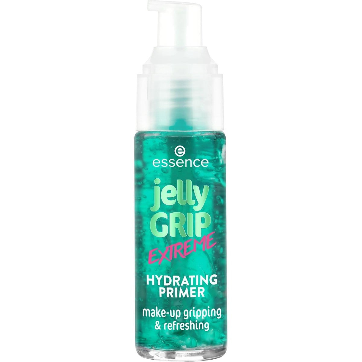 Essence Jelly Grip Extreme HYDRATING PRIMER, groen, hydraterend, langdurig, gladmakend, stralend fris, veganistisch, olievrij, zonder parabenen, zonder microplasticdeeltjes, per stuk verpakt (29 ml) – Essence Cosmetics