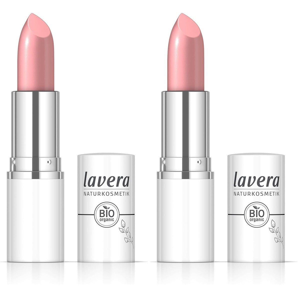 lavera Cream Glow Lipstick Peony 03 18 g (Pack van 2) – lavera
