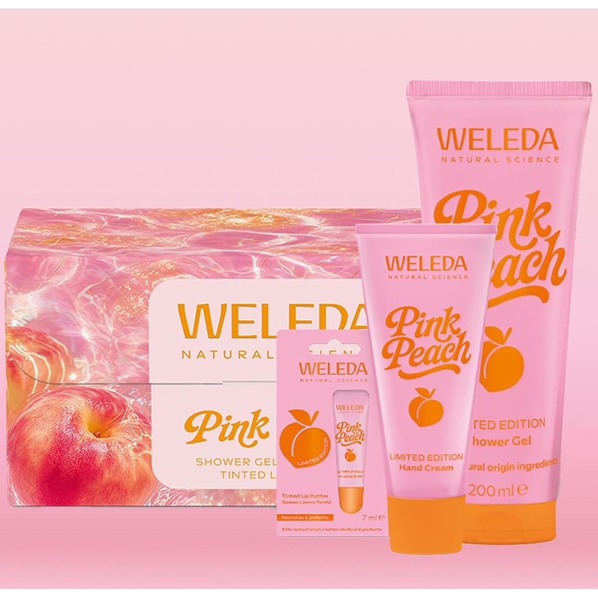 Weleda Bio Pink Peach Cadeauset