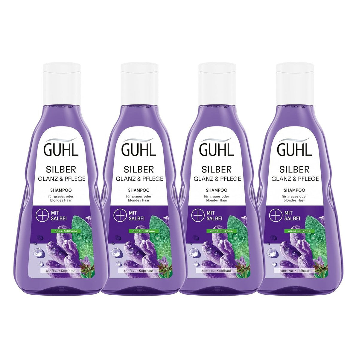 Guhl Silberglanz & Care Shampoo 4 x 250 ml – Guhl