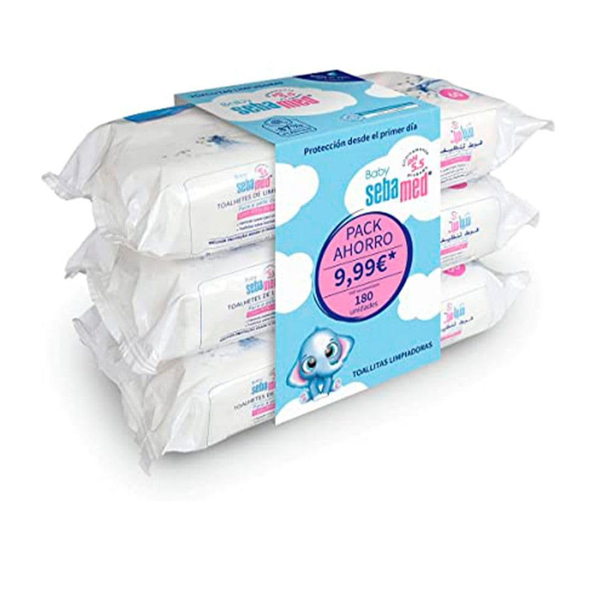 Sebamed Baby Toalitas Limpiadoras Set 3 x 60 – Sebamed