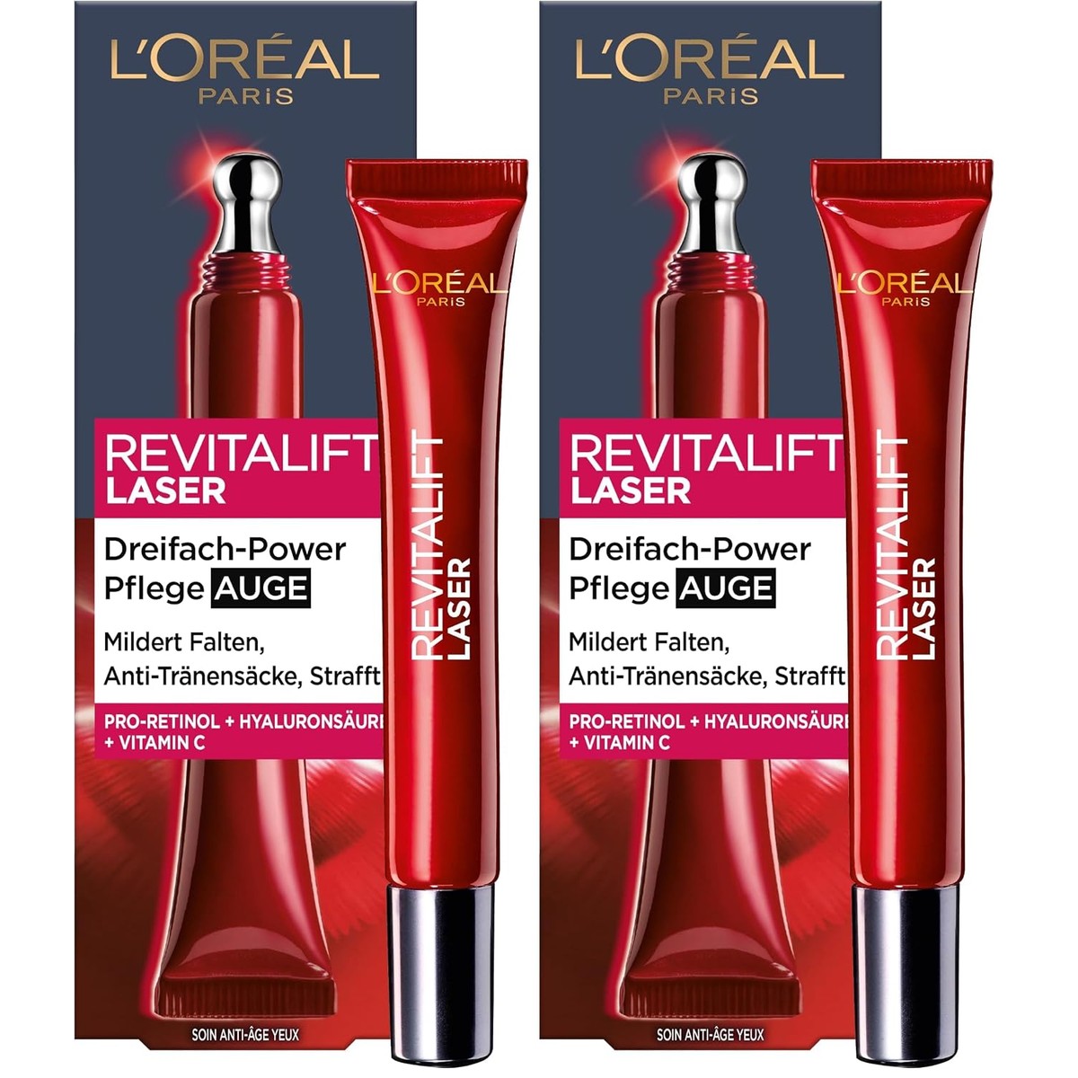 L'Oréal Paris Revitalift Laser X3 Oogcrème 15 ml (2 stuks) – L'Oréal Paris