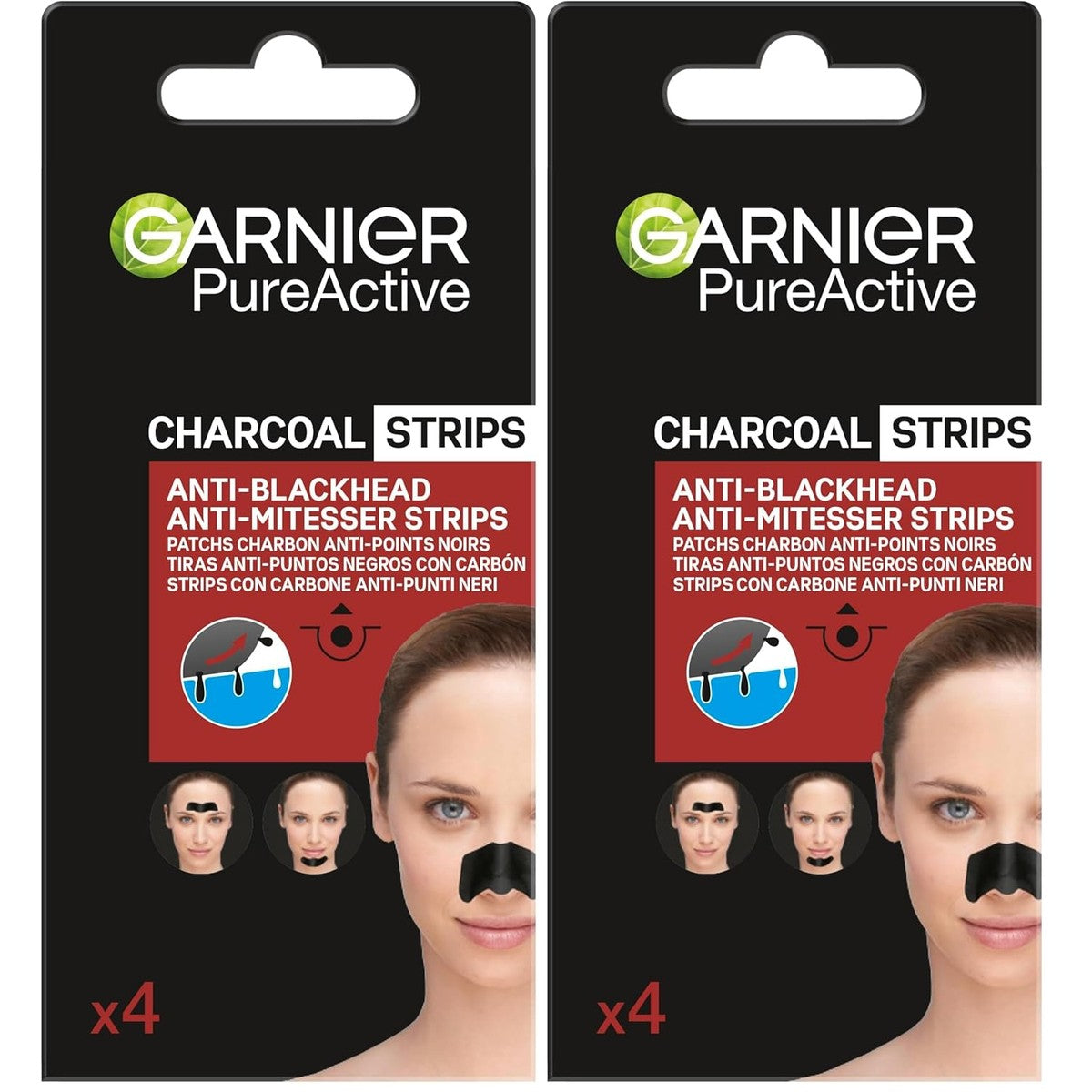 Garnier Huidheldere kooltjes neusstrips tegen mee-eters (verpakking van 2) – Garnier