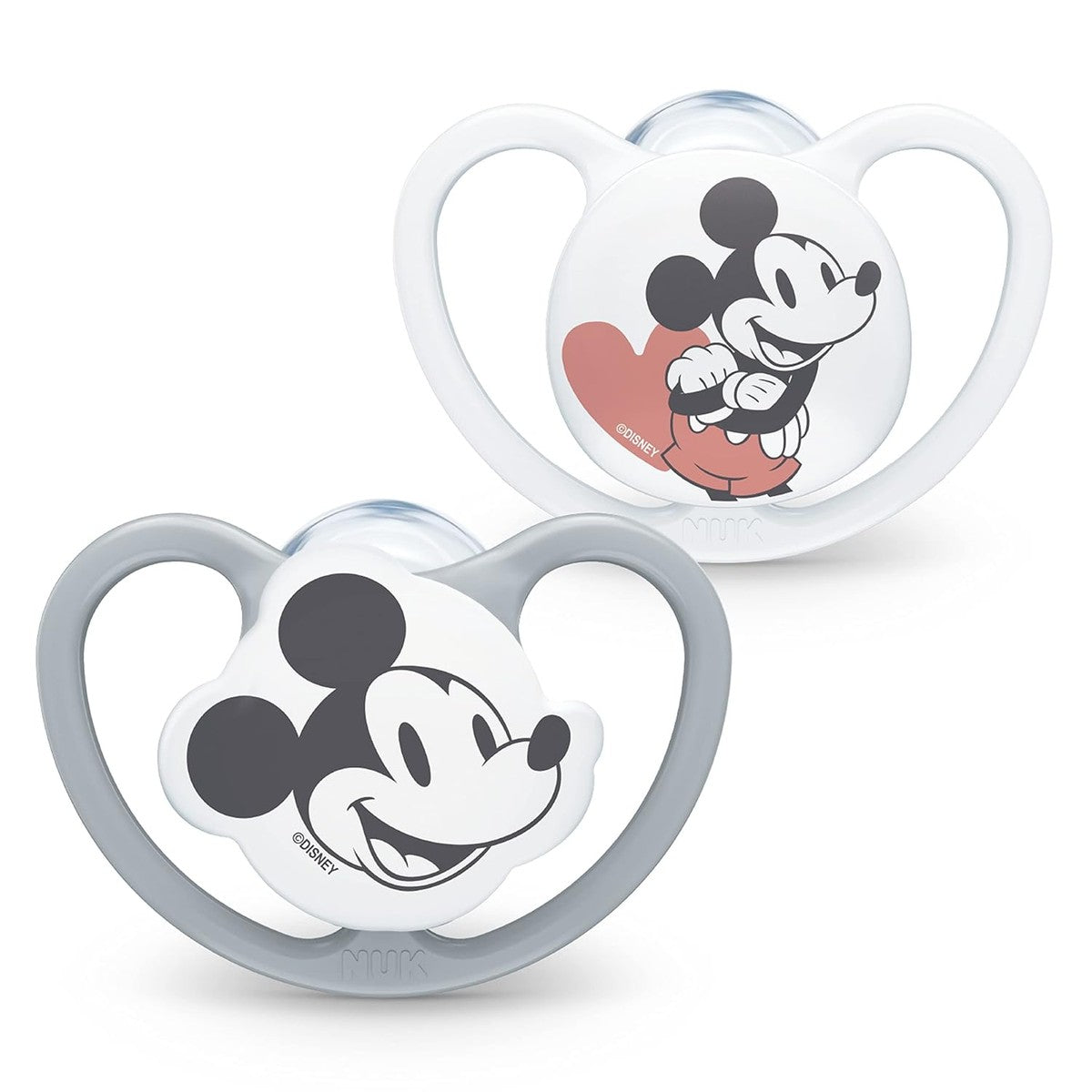 NUK Space fopspeen Disney Mickey Mouse 0-6 maanden 2 stuks – NUK