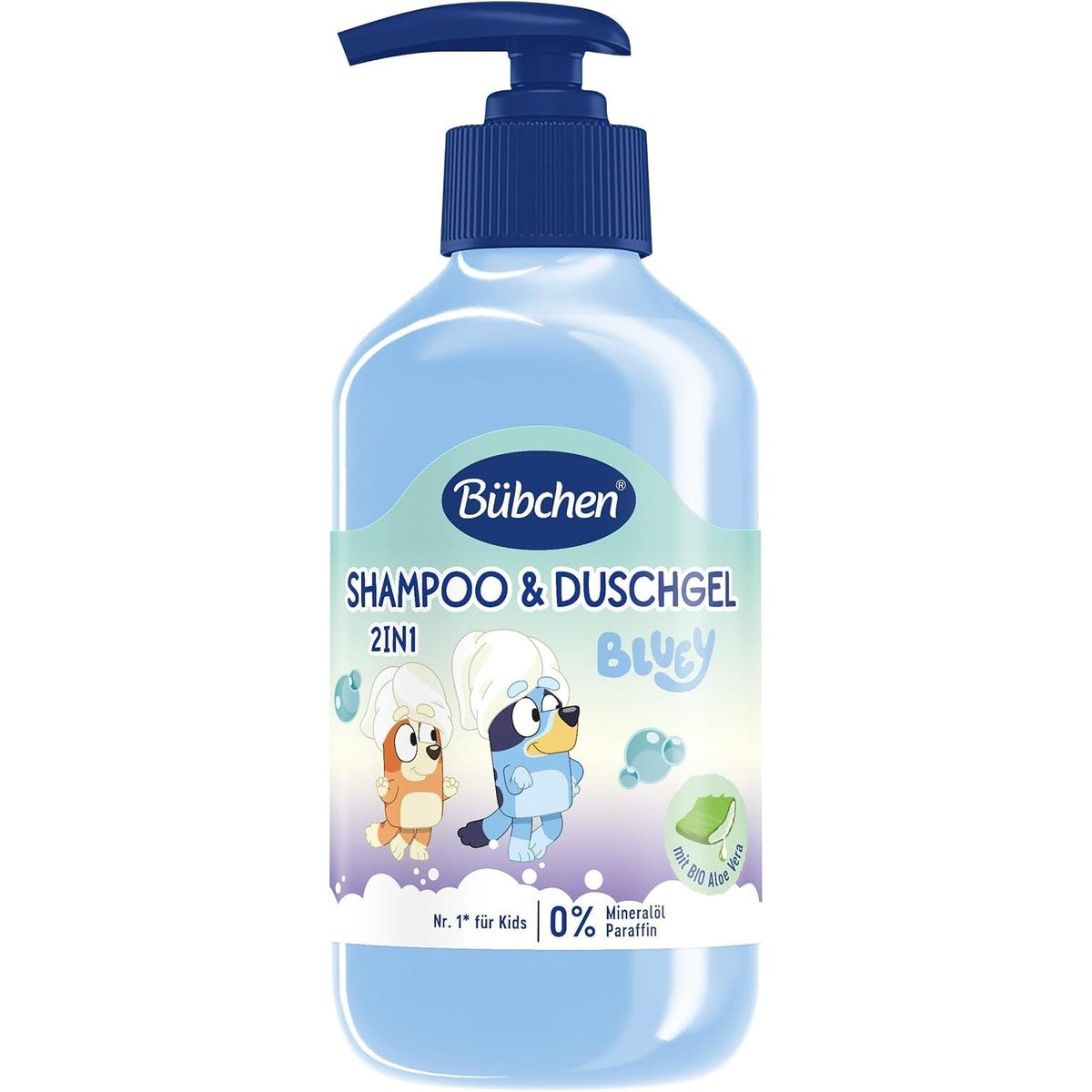 Bübchen Shampoo & douchegel Bluey 250 ml (verpakking van 5) – Bübchen