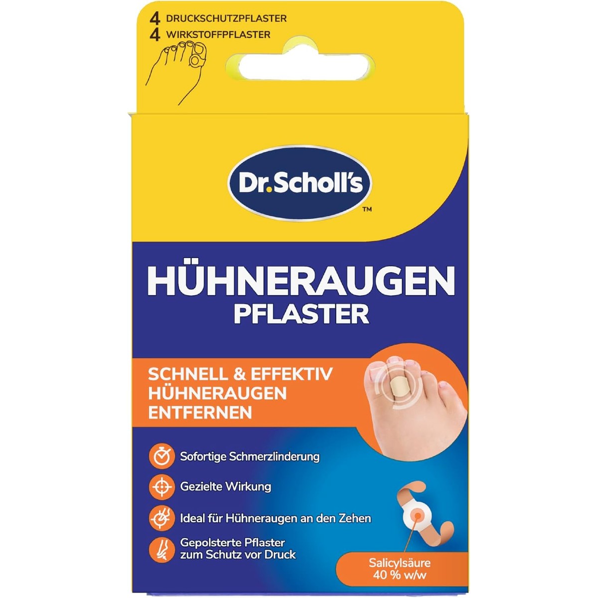Dr. Scholl's Kippenoogpleisterset 8 stuks