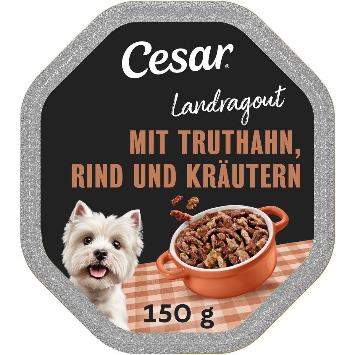 Cesar hondenvoer, nat voer, landkeuken – Mars