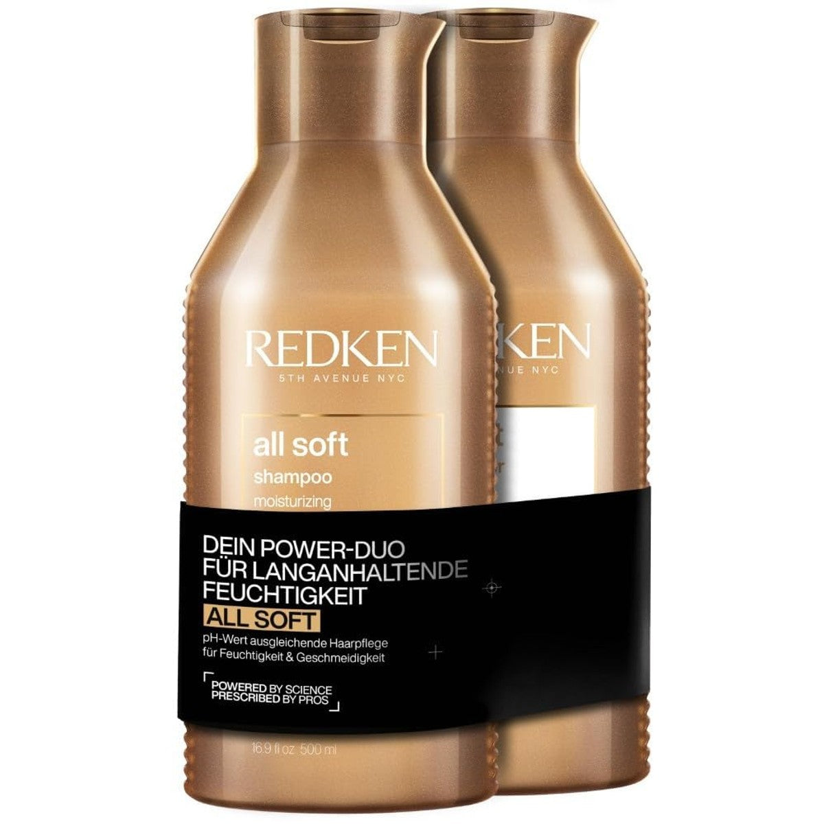 Redken All Soft Verzorgingsset Vochtshampoo en Conditioner Duo 500 ml