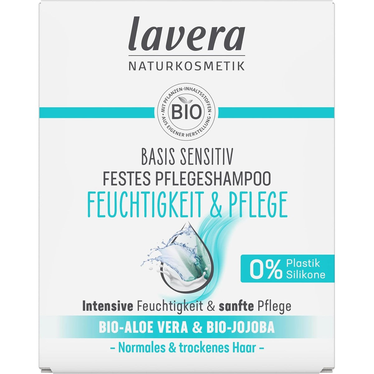 lavera Vaste verzorgingsshampoo Gevoelig Vocht & Verzorging 50 g – lavera