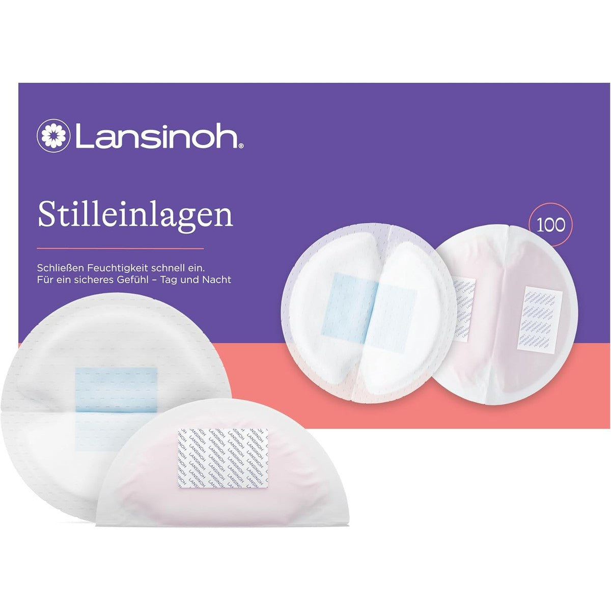 Lansinoh Blue Lock Borstvoedingsinleggers 100 stuks