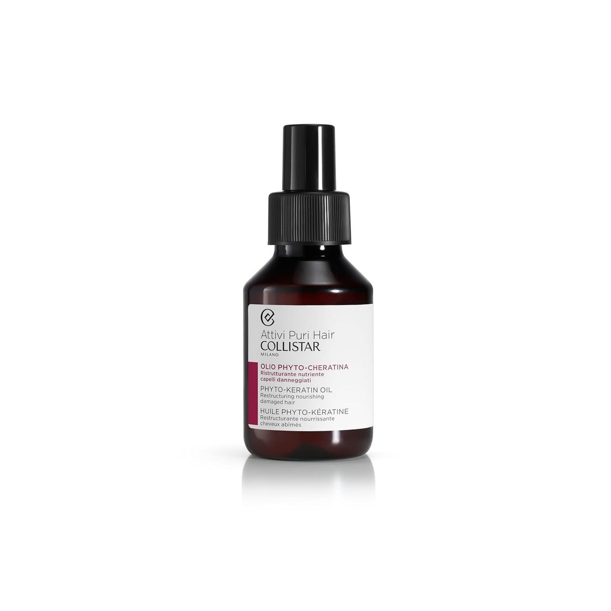 Collistar Fytokeratine-olie, Reorganiseert en Geeft Voedingsstoffen, 100 ml