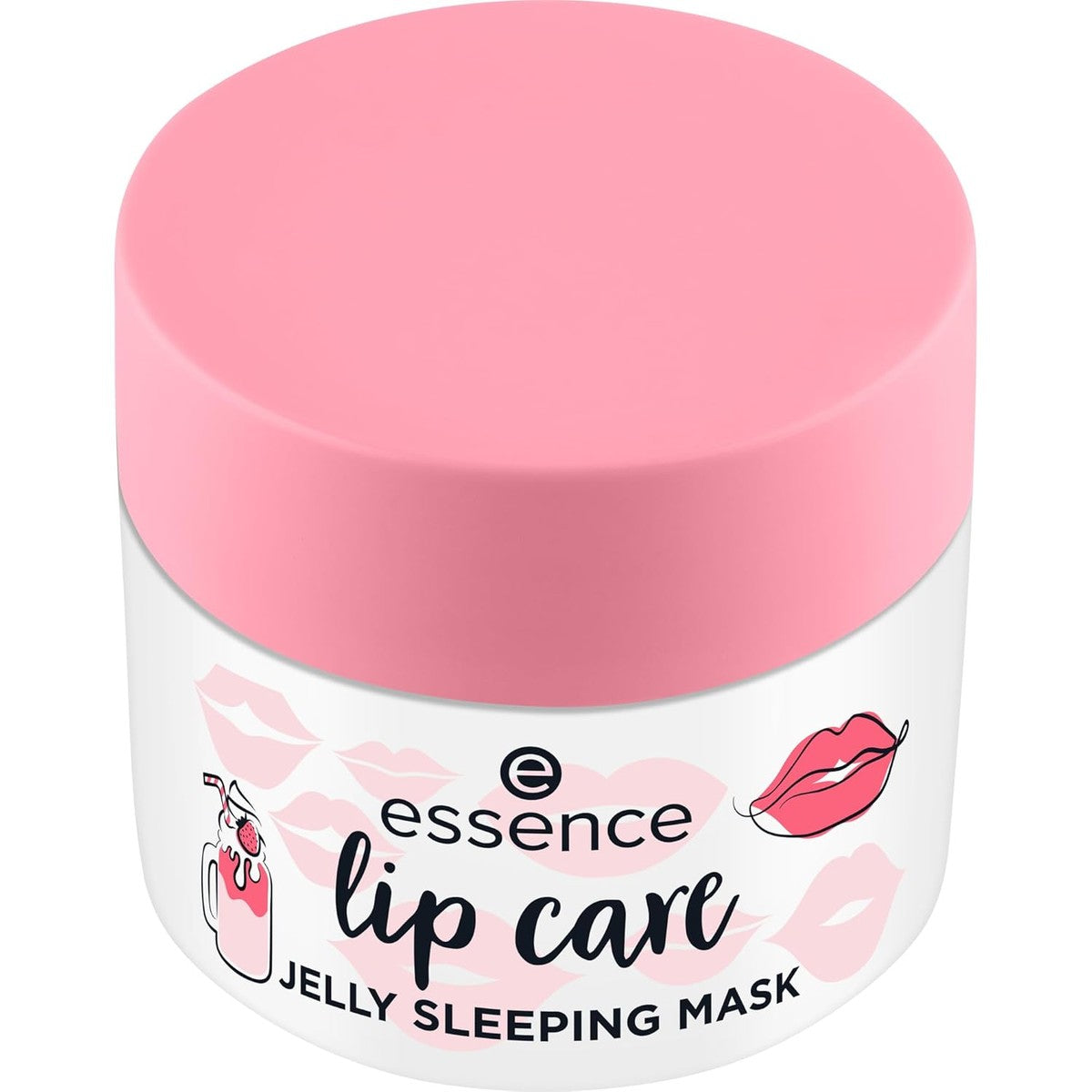 Essence Lip Care JELLY SLEEPING Mask, Lippenmasker, Nr. 02, rood, hydraterend, regenererend, veganistisch, zonder conserveringsmiddelen, zonder parabenen, zonder microplasticdeeltjes, per stuk verpakt – Essence Cosmetics