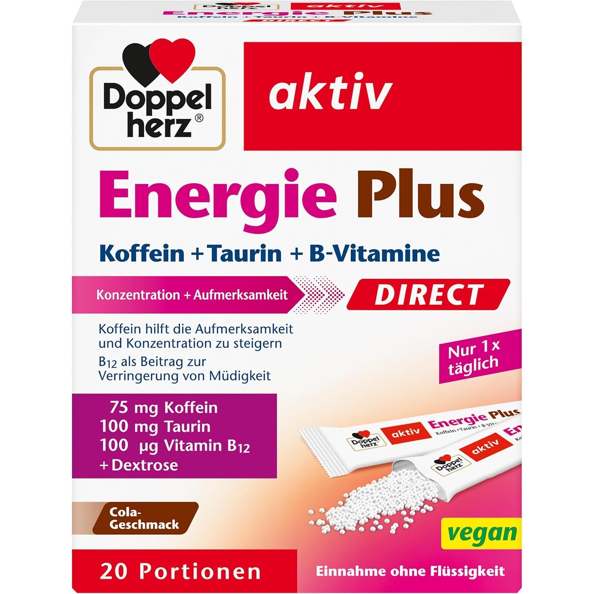Doppelherz Energie Plus Direct - met cola smaak – Doppelherz