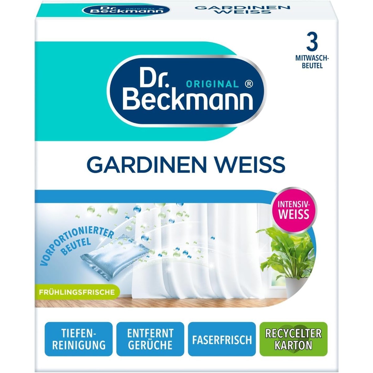 Dr. Beckmann Gordijnwit intensieve formule 120 g – Dr. Beckmann