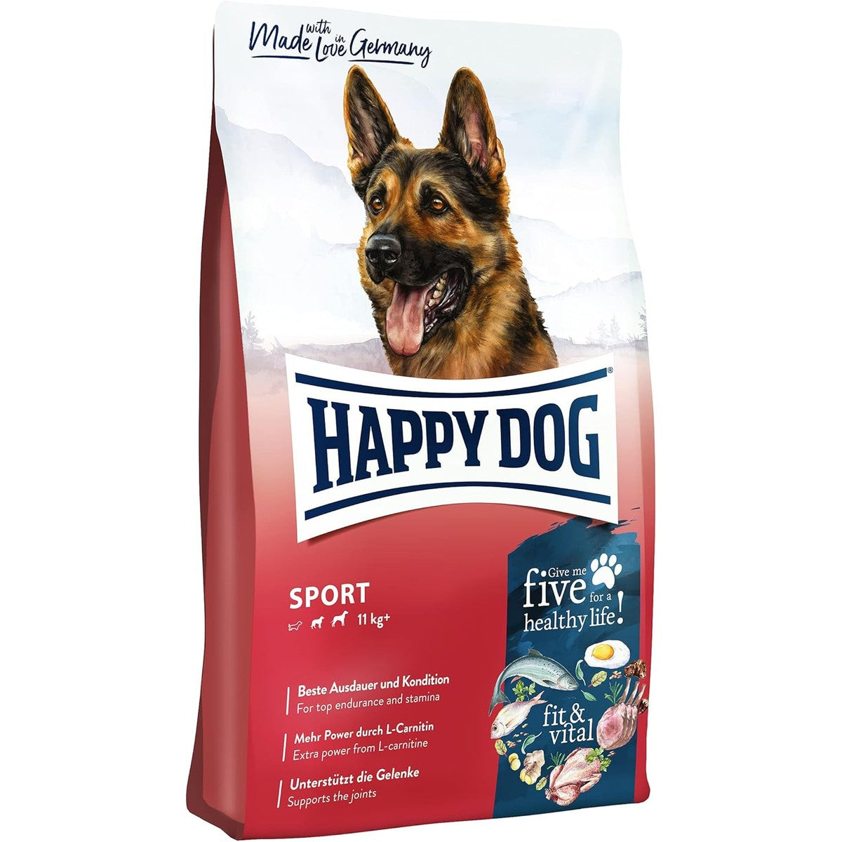Happy Dog 60776 - Supreme fit & vital Sport - Compleet voer voor honden in prestatie- / sportsector - 14 kg inhoud – Happy Dog