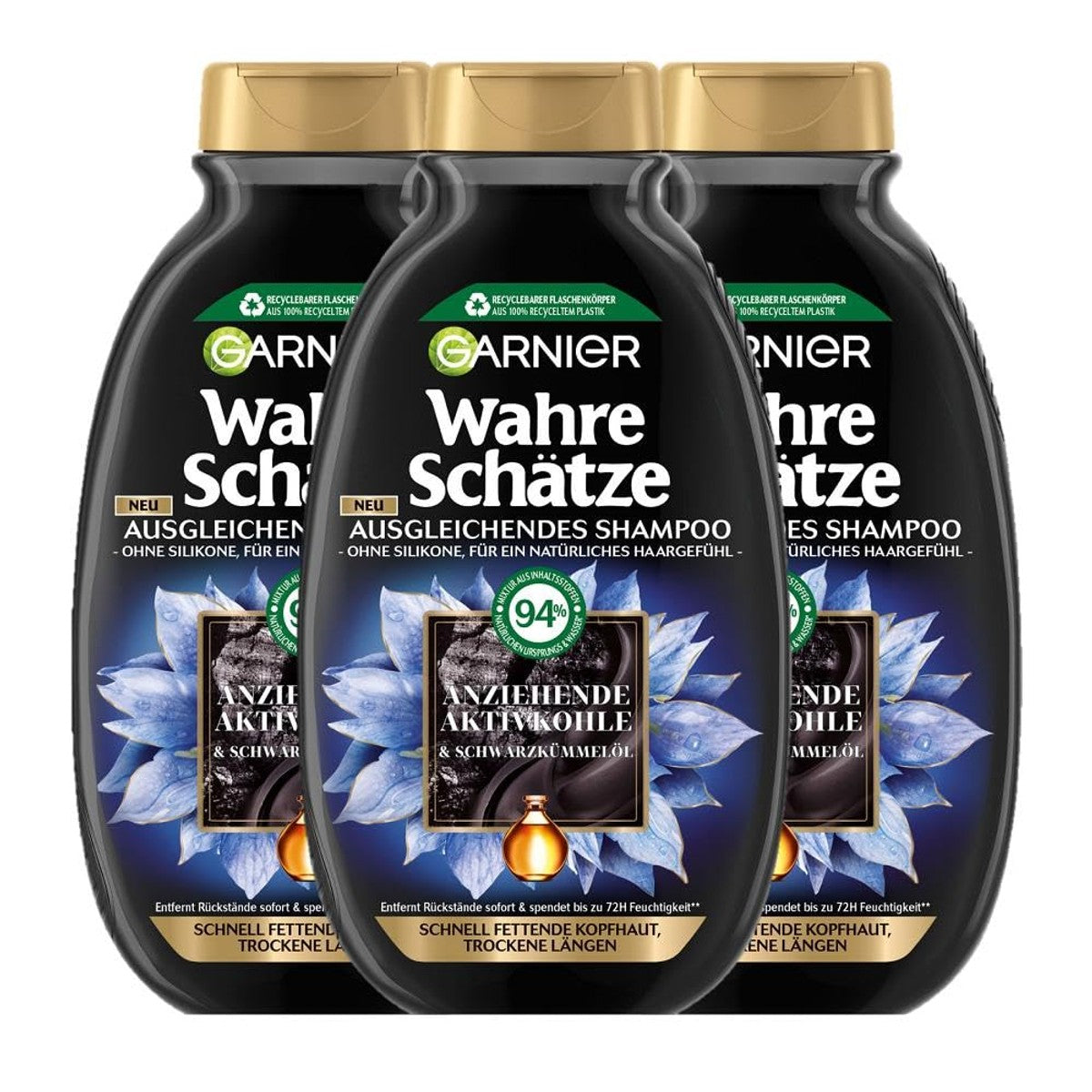 Garnier Ware Schätze balancerende shampoo 3 x 250 ml – Garnier