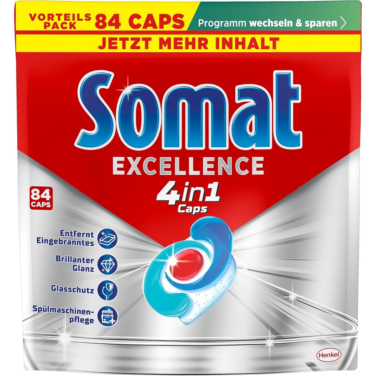 Somat Excellence 4-in-1 Caps 84 Caps – Somat