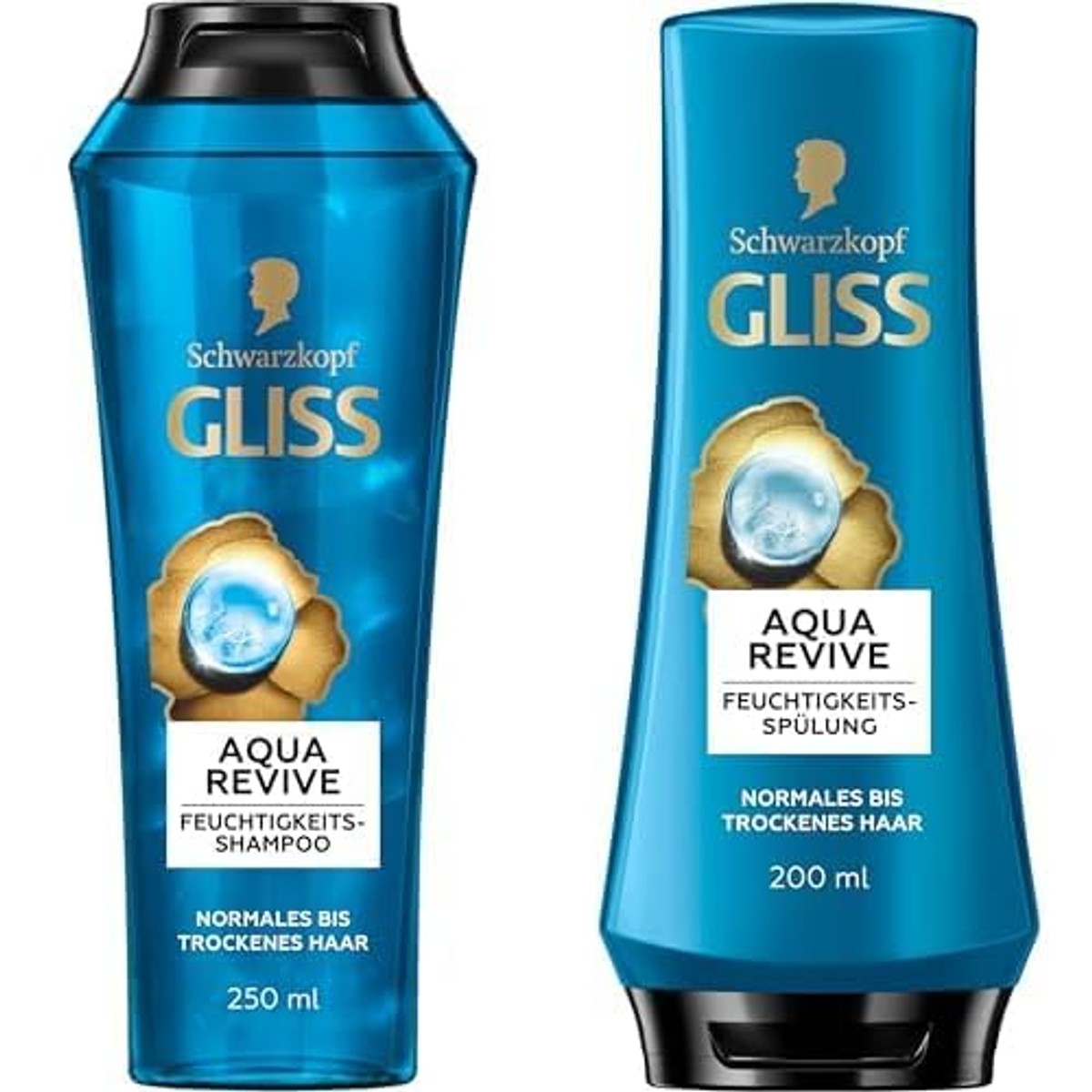 Gliss Aqua Revive Set Shampoo 250 ml + Spülung 200 ml – Gliss