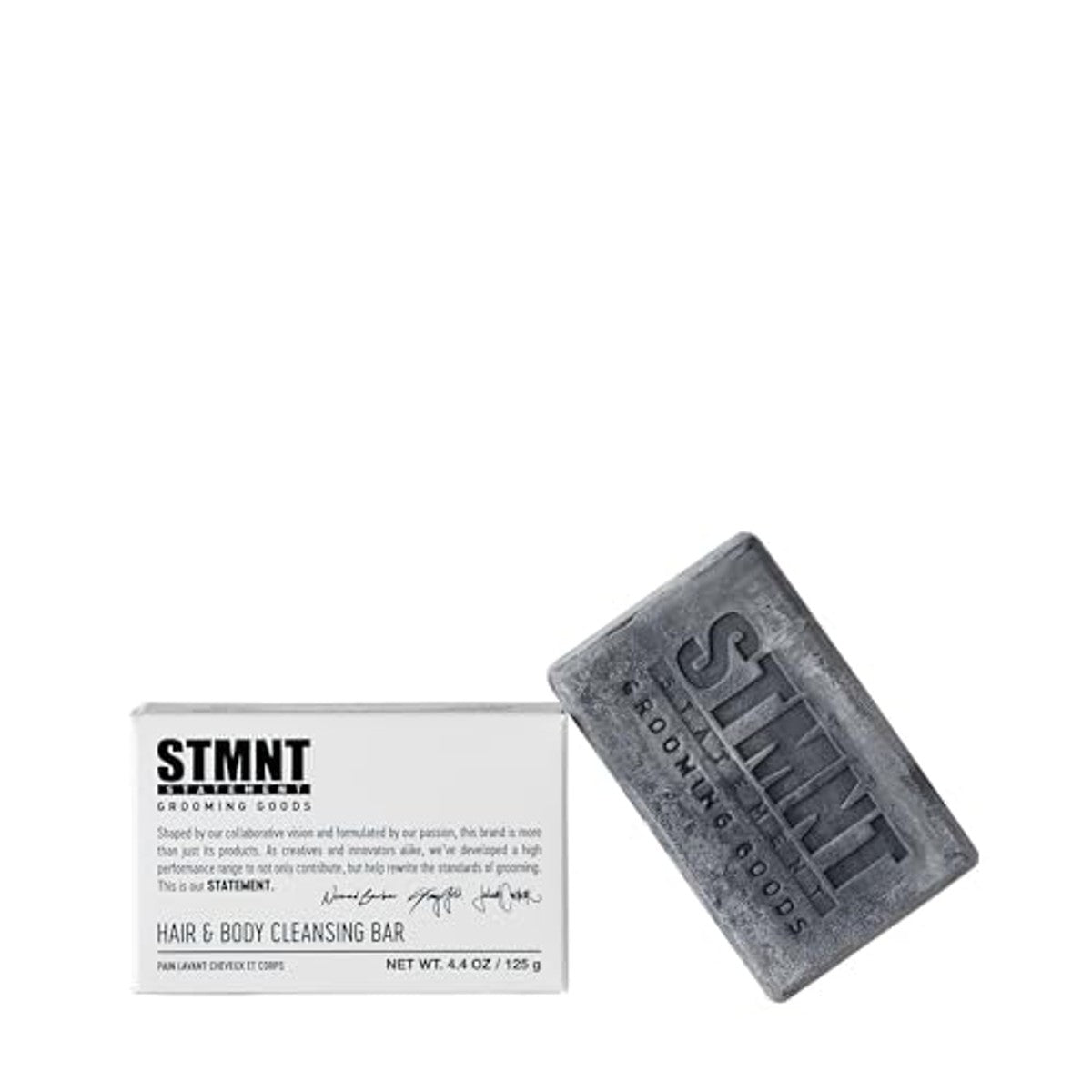 STMNT Hair & Body Cleansing Bar Vaste Shampoo 125 g - 3-pack