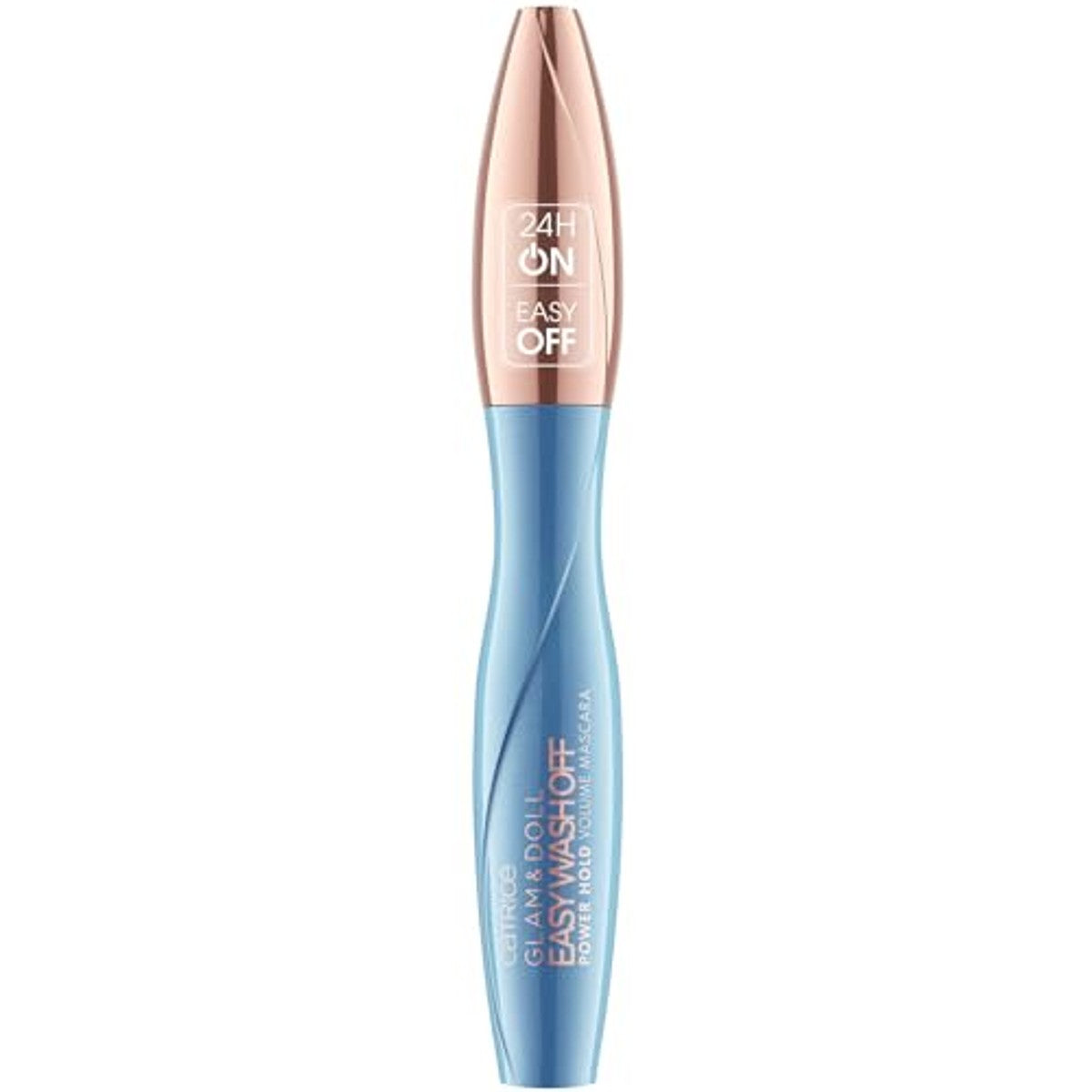 Catrice Glam & Doll Easy Wash Off Power Hold Volume Mascara, nr. 010, zwart, langdurig, volumegevend, veganistisch, zonder microplasticdeeltjes, nanodeeltjes, zonder parfum, per stuk verpakt (9 ml) – Catrice Cosmetics
