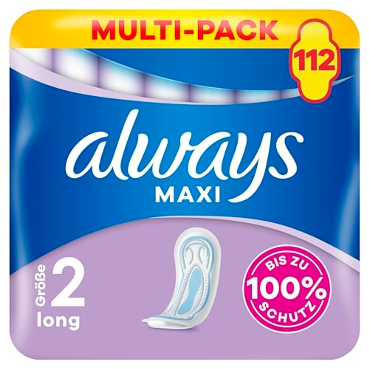 Always Maxi Profresh Long maandverband maat 2 112 stuks – Always