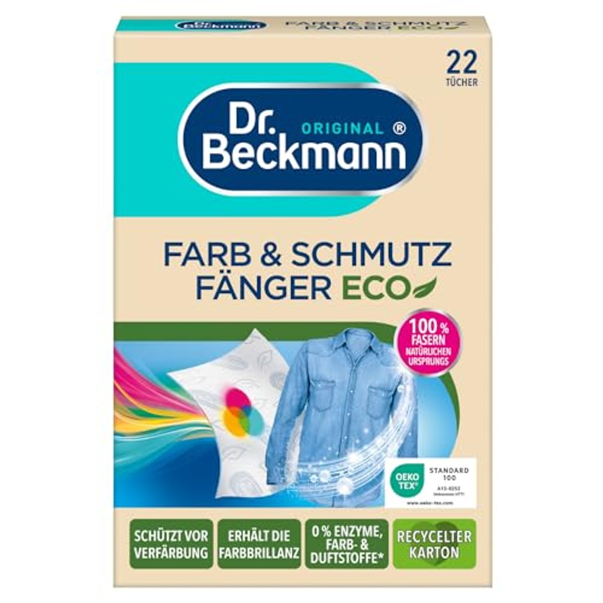 Dr. Beckmann Verf & vuilvanger Eco | 22 doeken – Dr. Beckmann