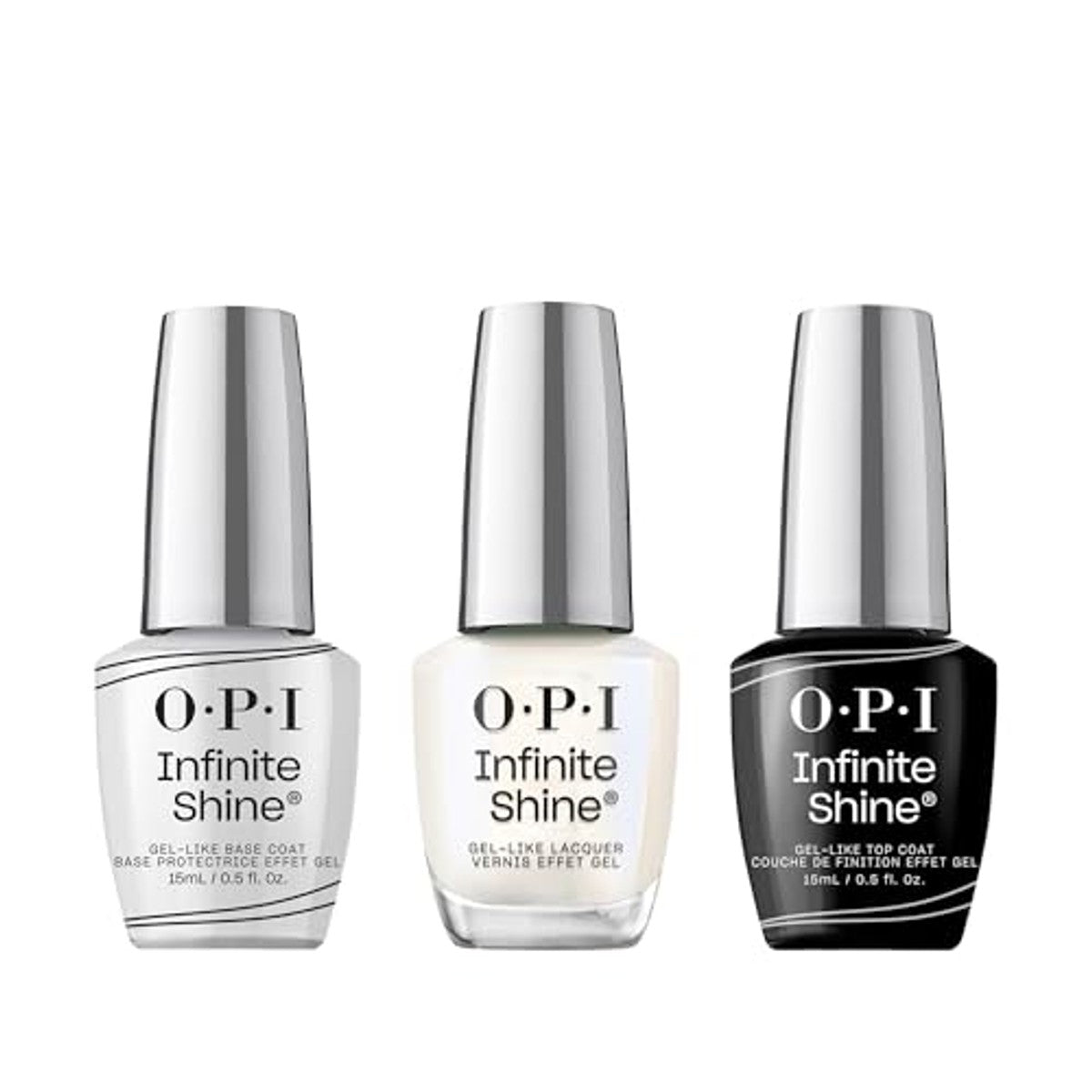 OPI Infinite Shine Set Base Coat + Shimmer Takes All + Top Coat 3 x 15 ml