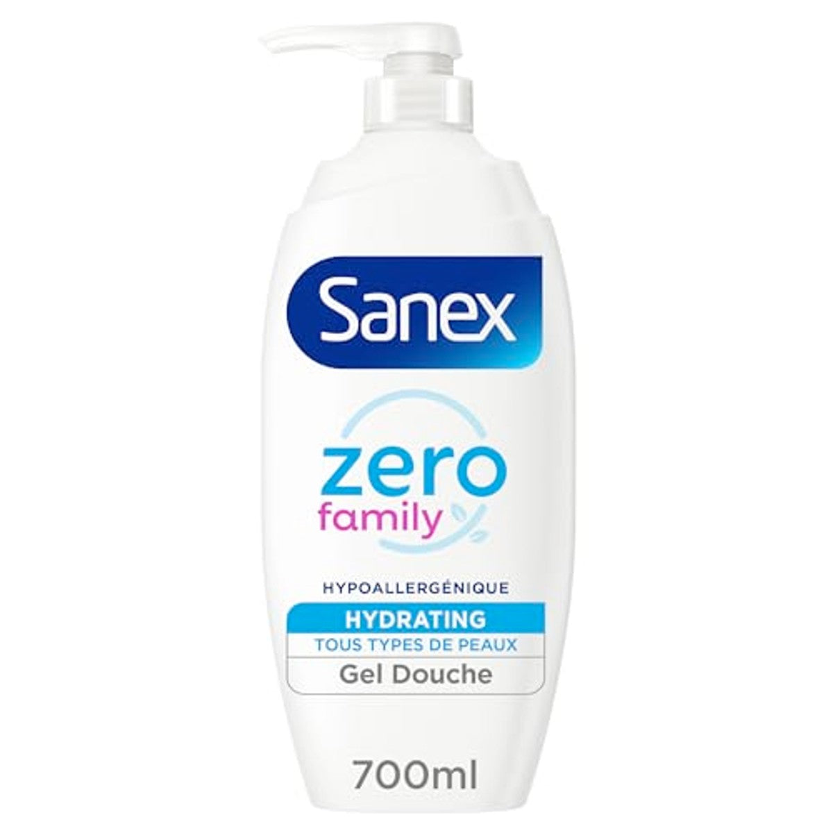 Sanex Zero% Family Douchegelpomp 3 x 700 ml - Voordeelverpakking – foto 2