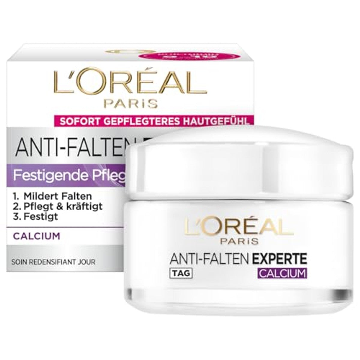 L'Oréal Paris Anti-Rimpel Expert 55+ Calcium 6 x 50 ml - Voordeelverpakking