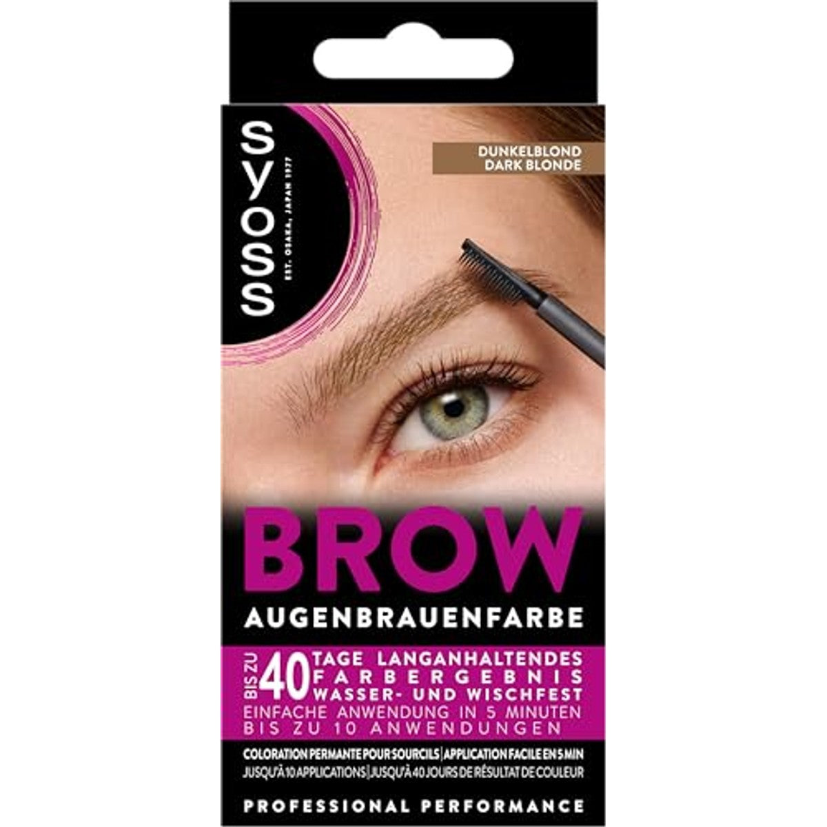 Syoss Wenkbrauwkit 6-1 donkerblond 17 ml – Syoss