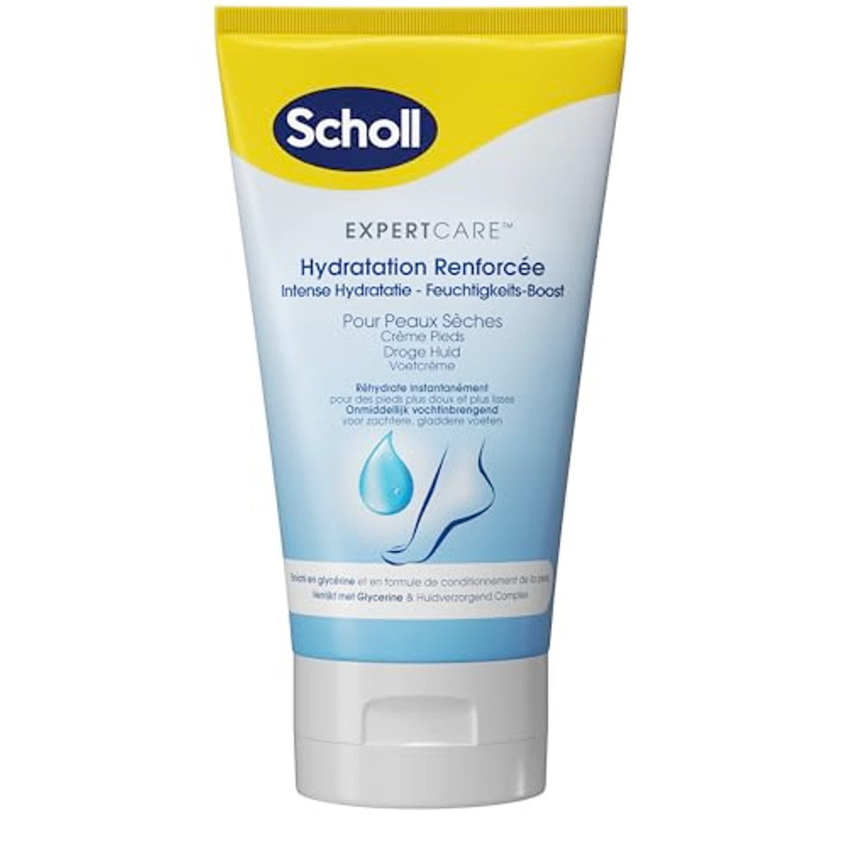 Dr. Scholl's Vochtinbrengende crème voor grote voeten 6 x 170 g - Voordeelverpakking