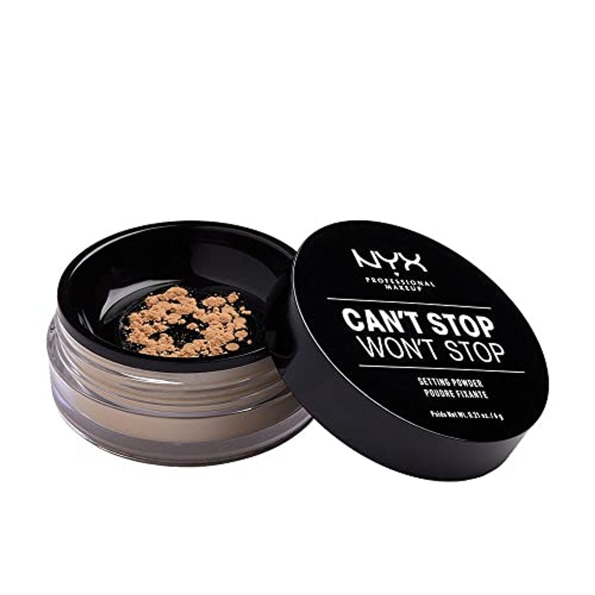 NYX PROFESSIONAL MAKEUP Can't Stop Won't Stop Powder Medium 1,6 g - 6 stuks