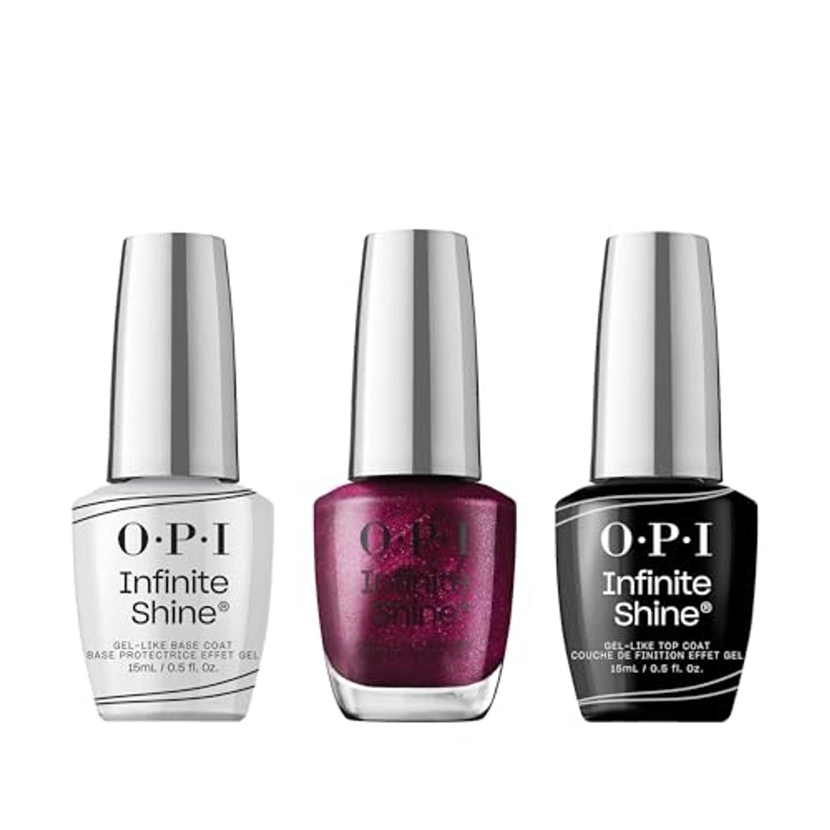 OPI Infinite Shine Set Base Coat + Vamp Champ + Top Coat 3 x 15 ml - 3-pack