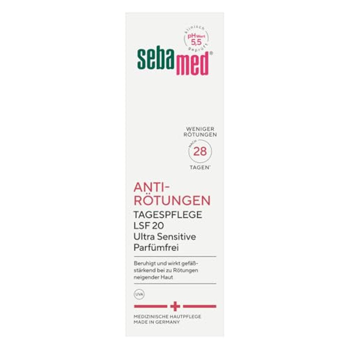 SEBAMED Anti-roodheid dagcrème SPF 20 parfumvrij 3 x 50 ml - Voordeelverpakking – foto 2
