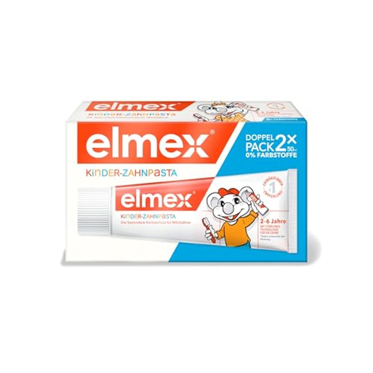 ELMEX Kindertandpasta 1000 ppm 2 x 50 ml – ELMEX