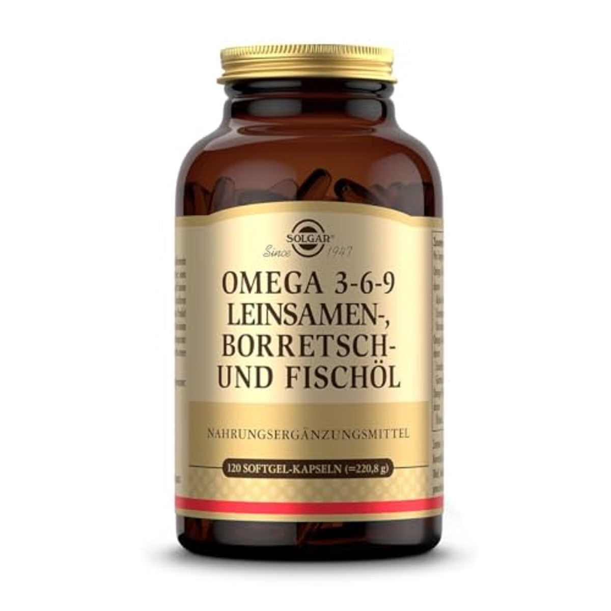 SOLGAR® Omega 3-6-9 softgelcapsules, 120 stuks, 40 dagen voorraad – SOLGAR