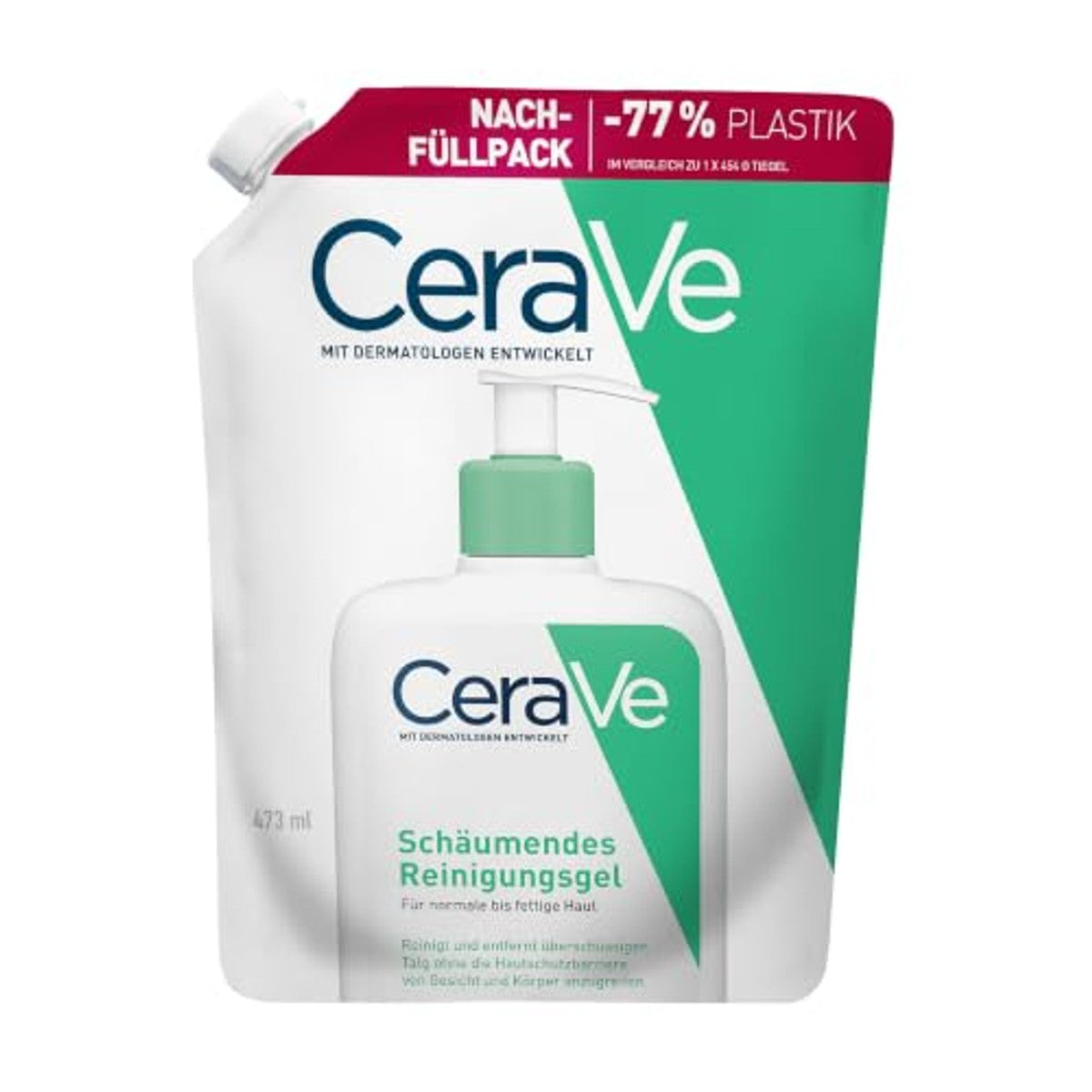 CeraVe Schuimende Reinigingsgel Navulverpakking 473 ml - 3-pack