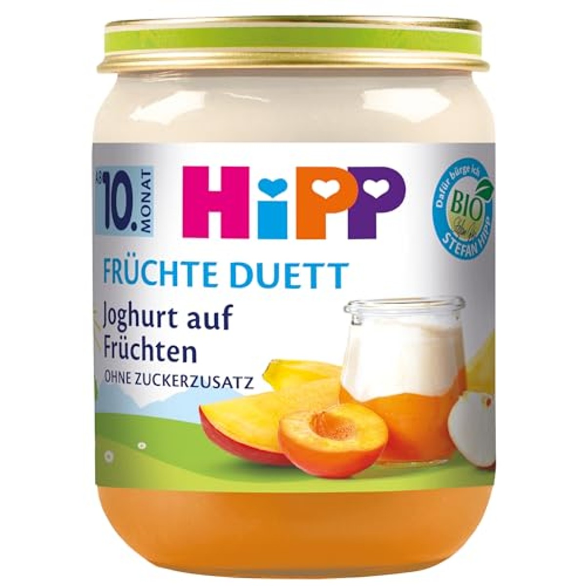 HiPP Biologische vruchten-duet yoghurt op vruchten 6 x 160 g – HiPP