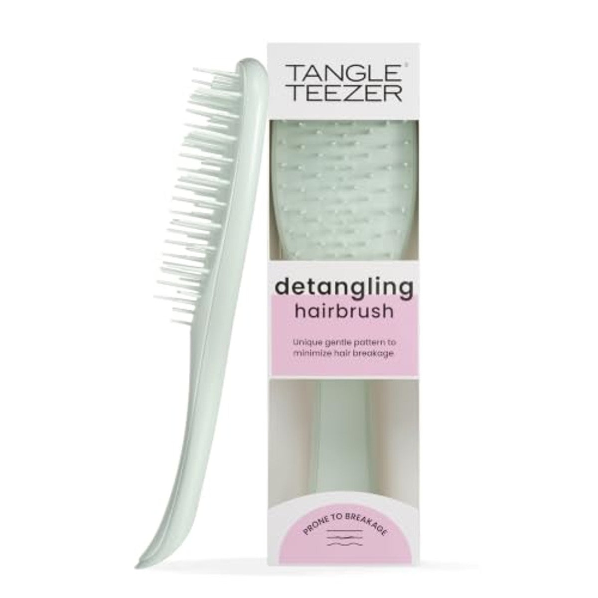 Tangle Teezer Ultimate Detangler Haarborstel voor nat en droog haar, bijzonder zacht, brede borstelharen voor zacht en effectief ontwarren, minder haaruitval en haarbreuk, eucalyptus – Tangle Teezer