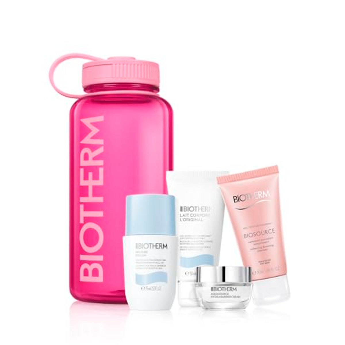 Biotherm Pink Drop-Set 4-delig Crème, Cleanser, Bodylotion & Deodorant - 3-pack