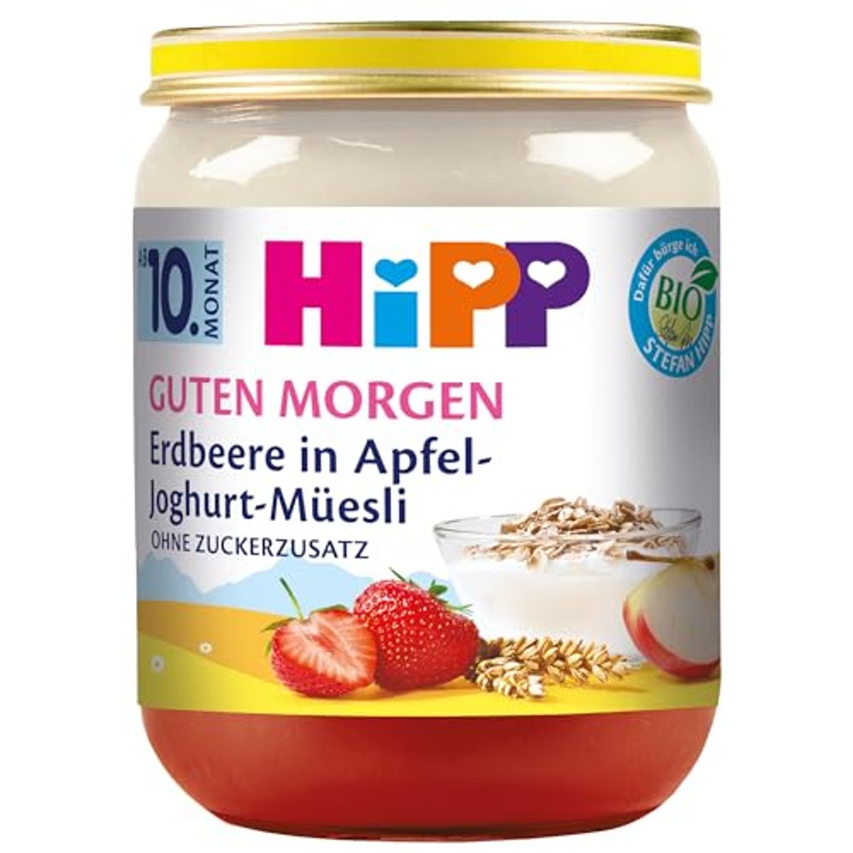 HiPP Guten Morgen aardbeien appelyoghurt-muesli 6 x 160 g – HiPP