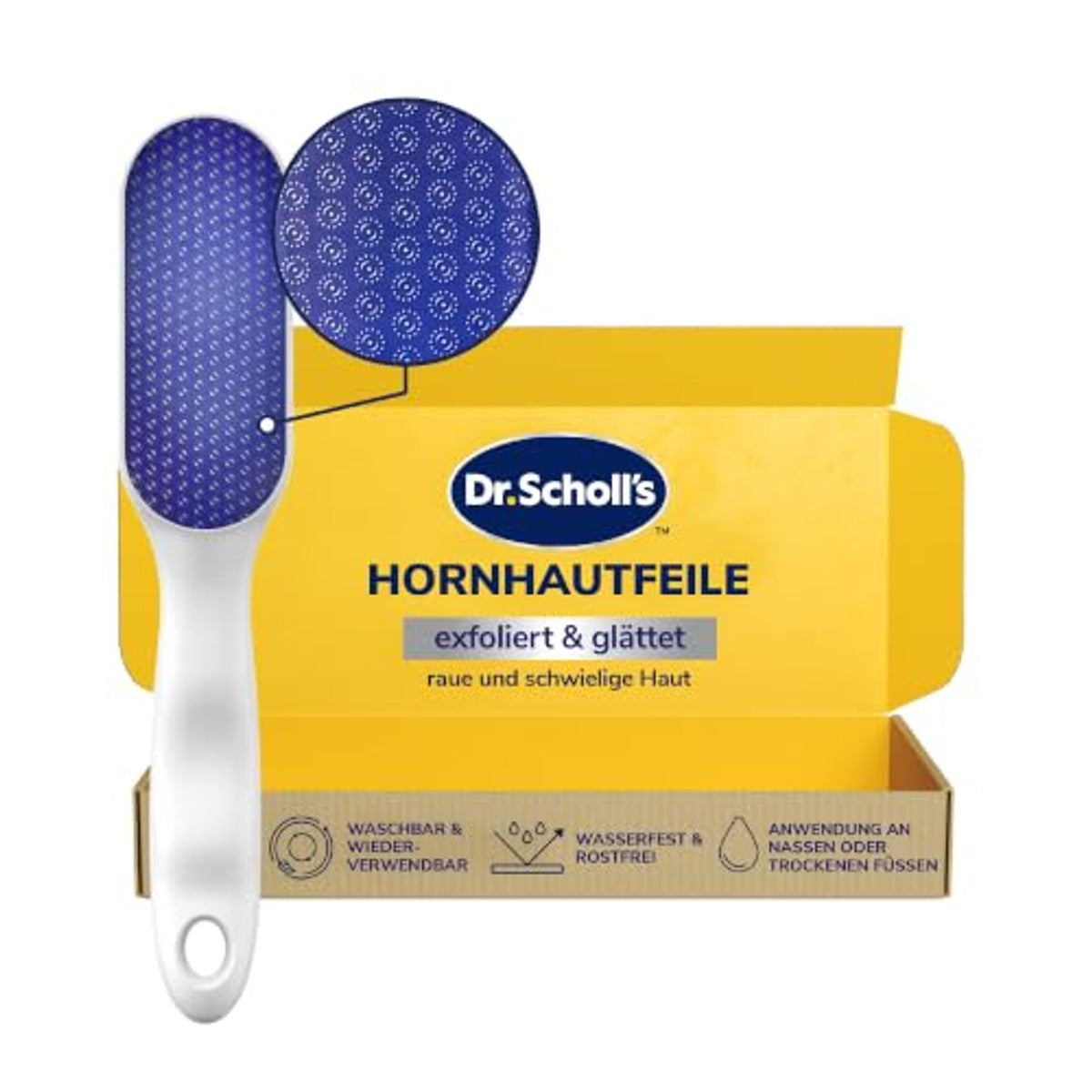 Dr. Scholl's Nano Glass voetvijl en eeltverwijderaar - 6-pack